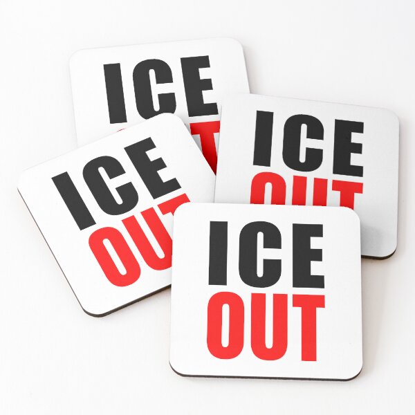 Item preview, ICE OUT - BEST ANTI-ICE SIGN FOR ANTI-ICE PROTEST designed and sold by ProgressiveMob.