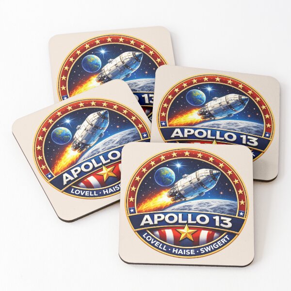 Item preview,  Apollo 13 Space Mission Patch - Resilience Iconic Spaceflight Emblem designed and sold by Nature's Palette.