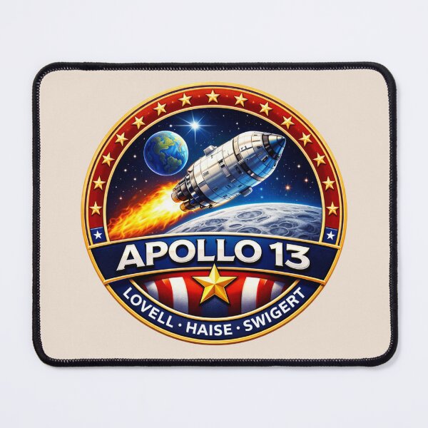 Item preview,  Apollo 13 Space Mission Patch - Resilience Iconic Spaceflight Emblem designed and sold by Nature's Palette.