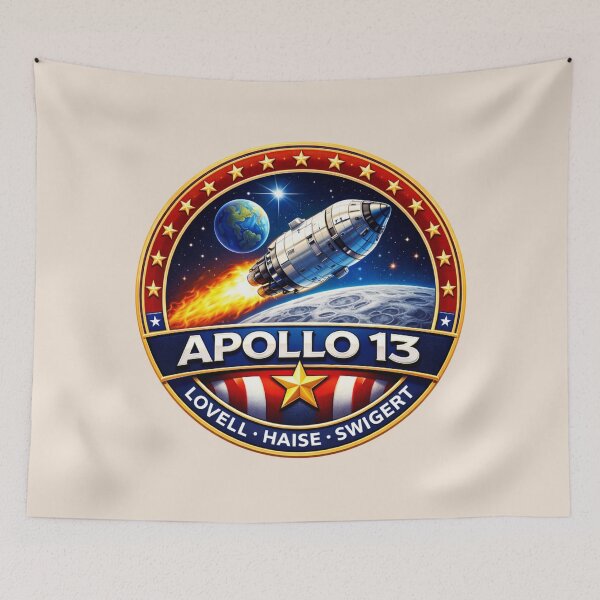 Item preview,  Apollo 13 Space Mission Patch - Resilience Iconic Spaceflight Emblem designed and sold by Nature's Palette.