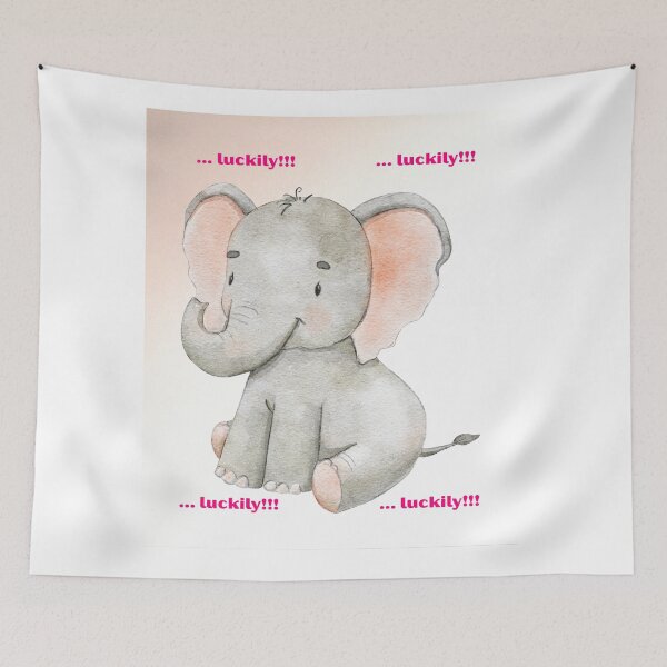 Item preview, An elephant for good luck designed and sold by FashionEmilly.