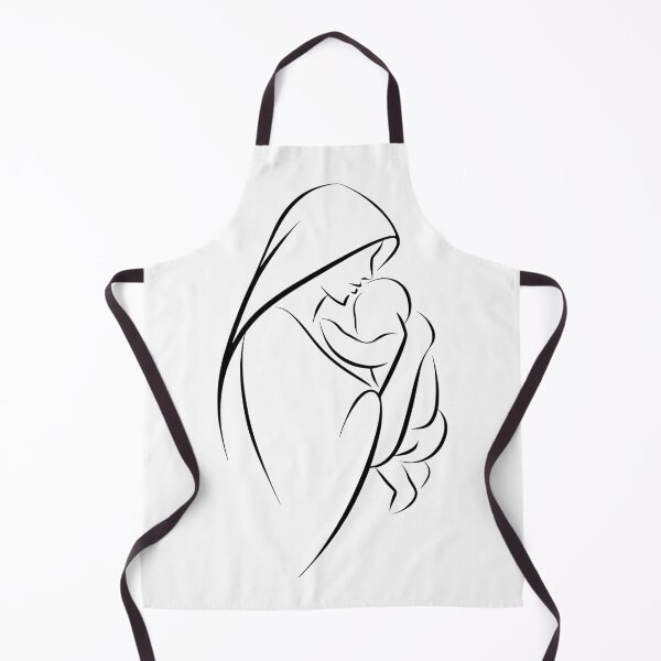 Item preview, Mother and Baby Minimal Line Art – Mother's Day Emotion designed and sold by VilnaArtPrints.