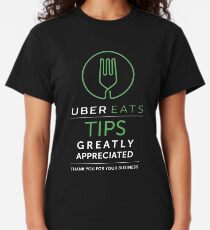 Uber Eats Tips Appreciated Classic T-Shirt