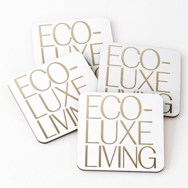 Item preview, Eco-friendly luxury lifestyle branding with gold text designed and sold by Creative88Art.