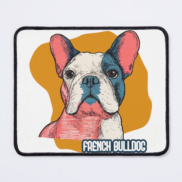 Item preview, French Bulldog Pop Charm in Bold Colors designed and sold by ForeverPrintsOK.