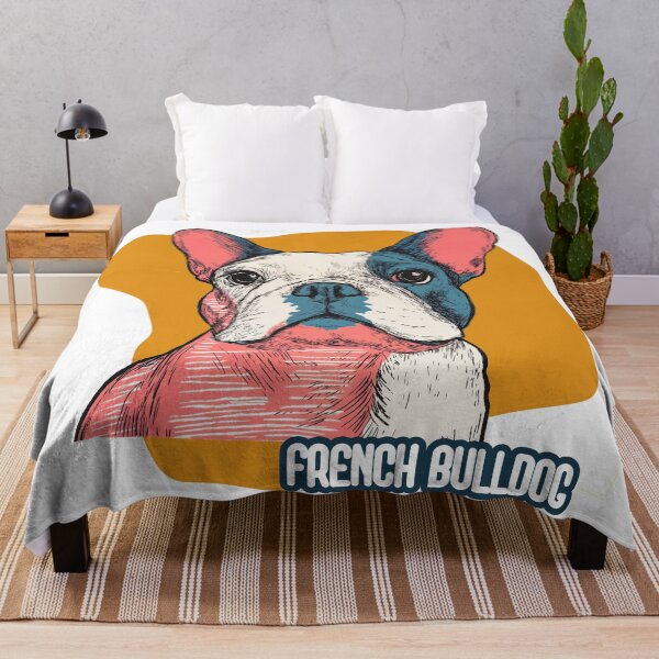 Item preview, French Bulldog Pop Charm in Bold Colors designed and sold by ForeverPrintsOK.