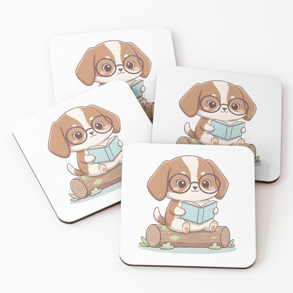 Item preview, Little dog and Their Favorite Book designed and sold by Dizartico.