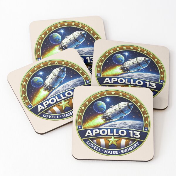 Item preview,   Apollo 13 NASA Tribute - Legendary Lunar Mission Patch designed and sold by Nature's Palette.