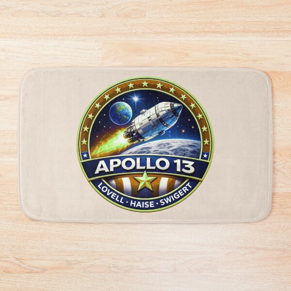 Item preview,   Apollo 13 NASA Tribute - Legendary Lunar Mission Patch designed and sold by Nature's Palette.