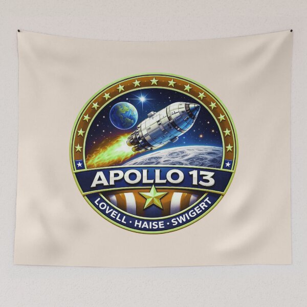 Item preview,   Apollo 13 NASA Tribute - Legendary Lunar Mission Patch designed and sold by Nature's Palette.