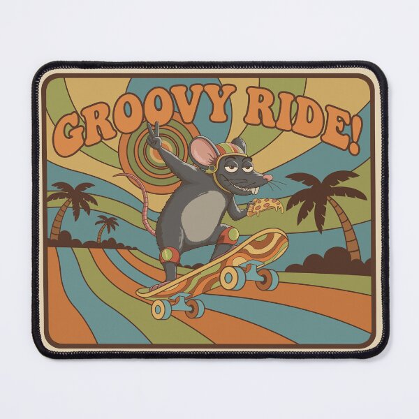 Item preview, Groovy Ride Skater Rat designed and sold by World of Terry.