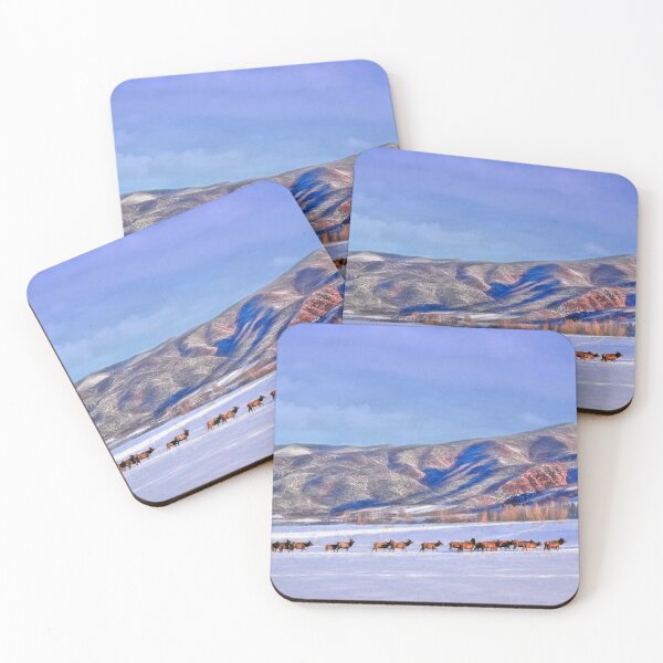 Item preview, Aspen Elk in a Painted Sky designed and sold by Wayne King.