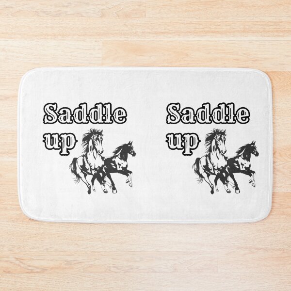 Item preview, Saddle Up Western Horse Art – Cowboy Riding Illustration designed and sold by Graphizia.