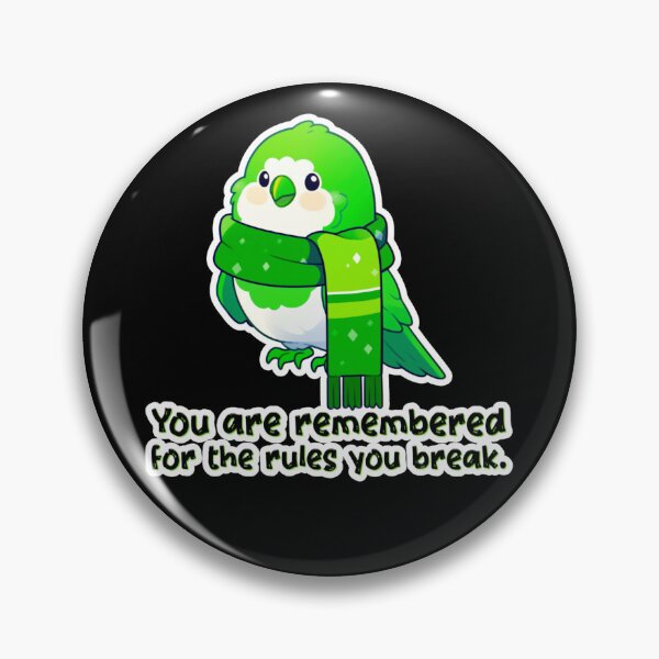 Item preview, Liora Greenmantle - You are remembered for the rules you break. designed and sold by Newdlebobs.