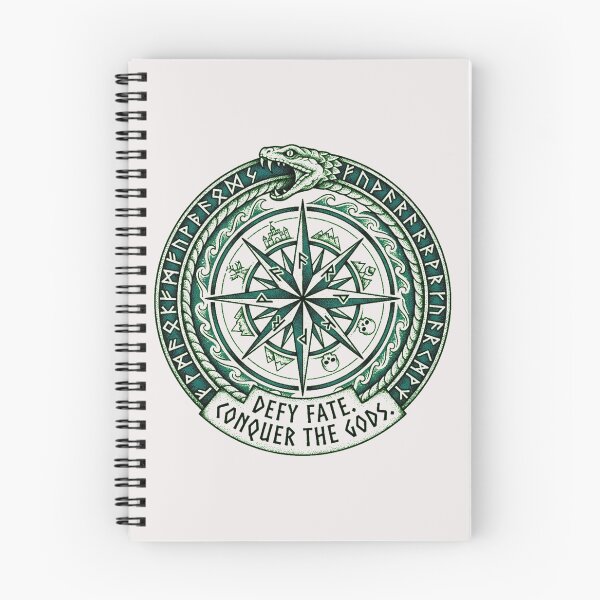 Item preview, Jormungandr World Serpent Nine Realms Compass Tattoo designed and sold by Thaivi Design.
