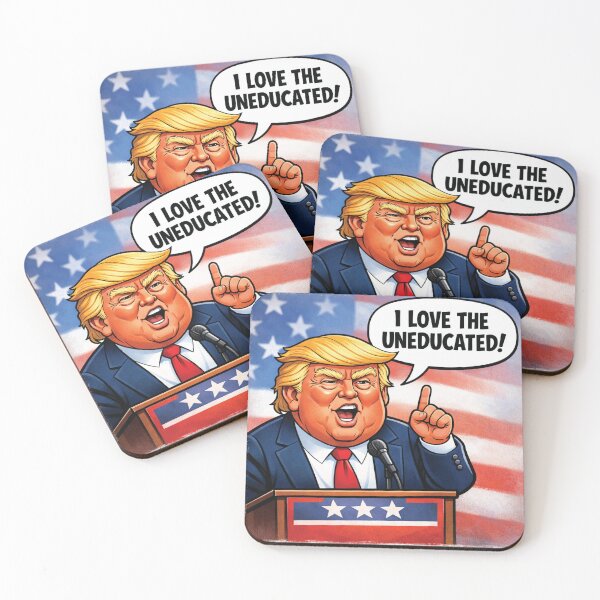 Item preview, Trump: I Love The Uneducated designed and sold by ArtofDissent.