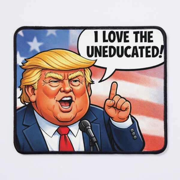 Item preview, Trump: I Love The Uneducated designed and sold by ArtofDissent.