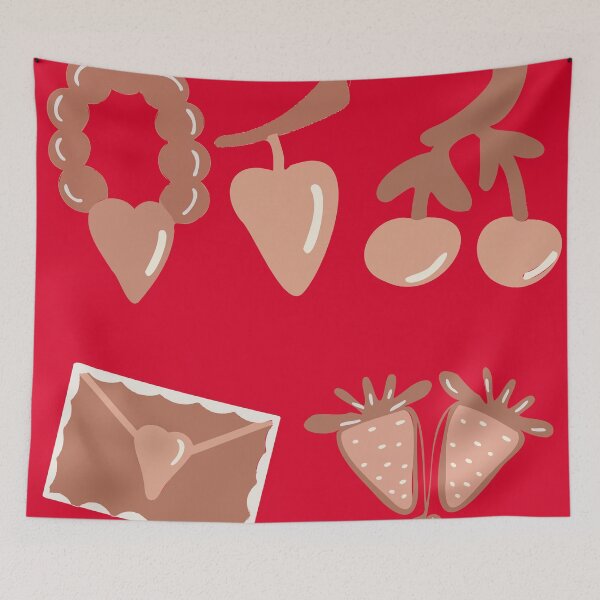 Item preview, Happy Valentines Day elements set. Romantic objects.Stickers. designed and sold by TaniaArtDesign.