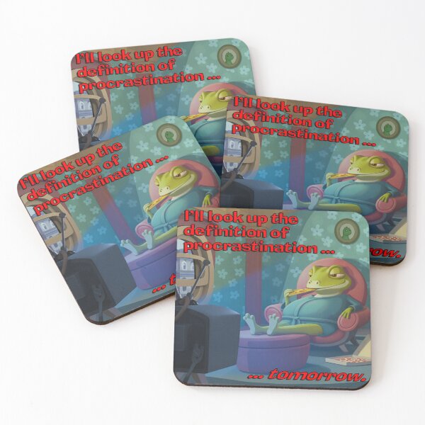 Item preview, Toad-ally Procrastinating designed and sold by World of Terry.