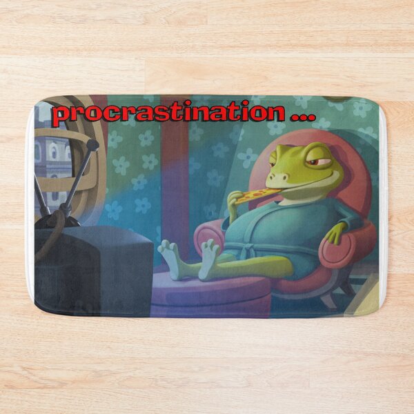 Item preview, Toad-ally Procrastinating designed and sold by World of Terry.