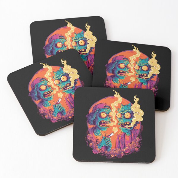 Item preview, Nightmare Galactic Zombies - Psychedelic Stoner Neon Streetwear designed and sold by Stone-T .