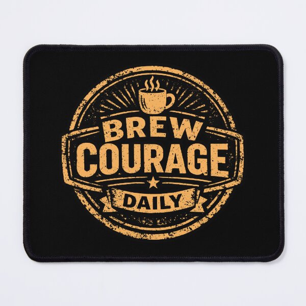 Item preview, Brew Courage Daily designed and sold by Plot Twist Outfitters.