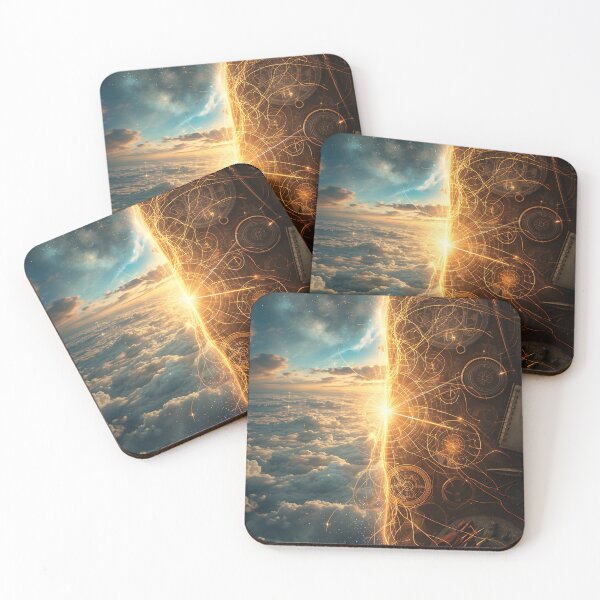 Item preview, Cosmic Steampunk Split Reality Sky and Clockwork Fusion designed and sold by athanasioungr.
