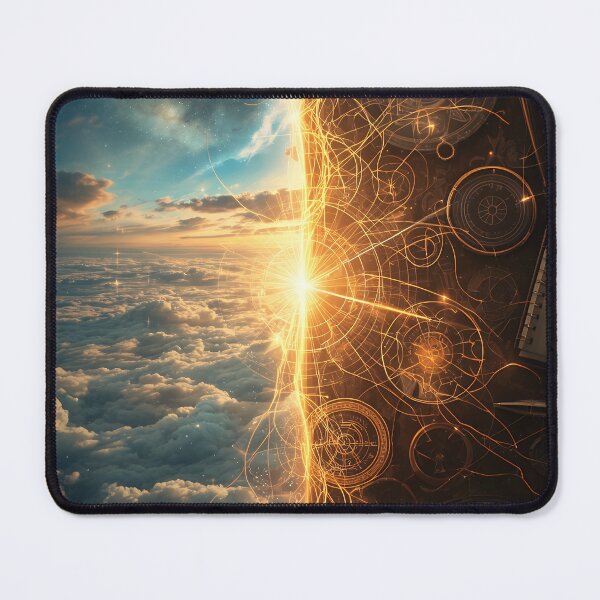 Item preview, Cosmic Steampunk Split Reality Sky and Clockwork Fusion designed and sold by athanasioungr.