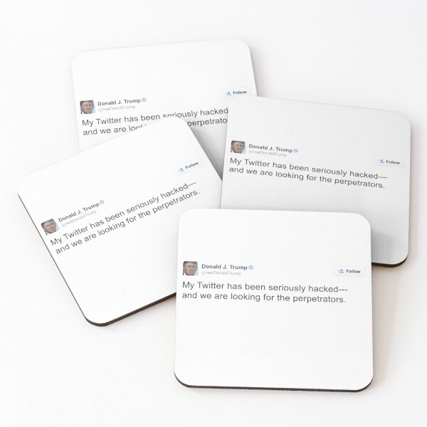 Item preview, Donald Trump Twitter Hacked designed and sold by TweetStamp.
