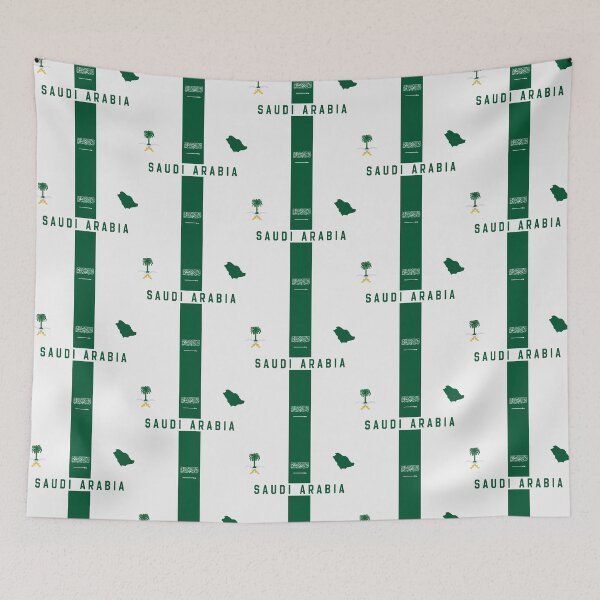 Item preview, Saudi Arabia Pride, Minimalist Vertical National Symbols Design designed and sold by mashmosh.