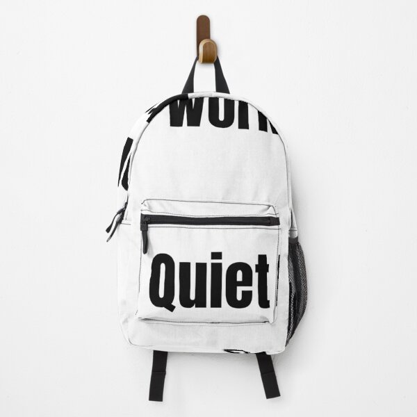 Item preview, Quiet People Work Harder – Motivational Quote for Introverts & Hustlers designed and sold by RICHKIDSSTUDIO.