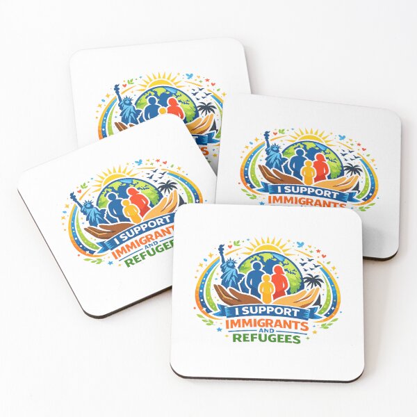 Item preview, I Support Immigrants and Refugees  designed and sold by Adilessayeh.