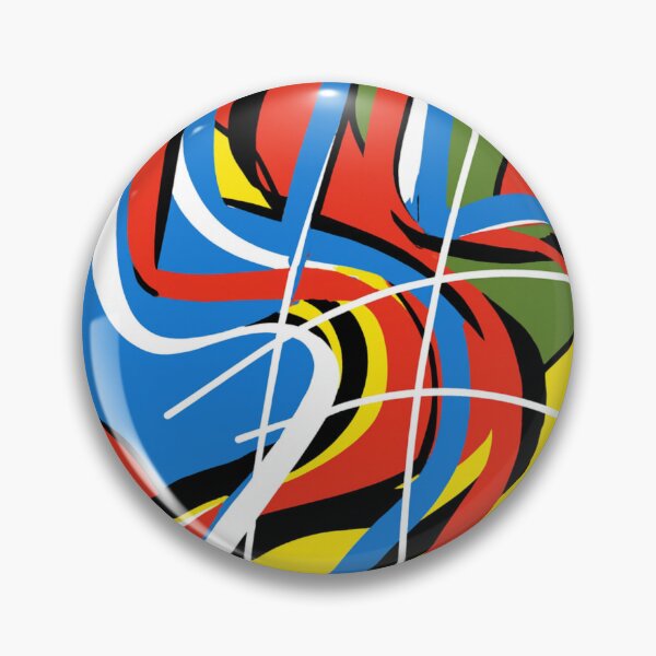 Item preview, Interweaving Abstract Ribbons - Vibrant Colorful Modern designed and sold by ZigZagHowl.