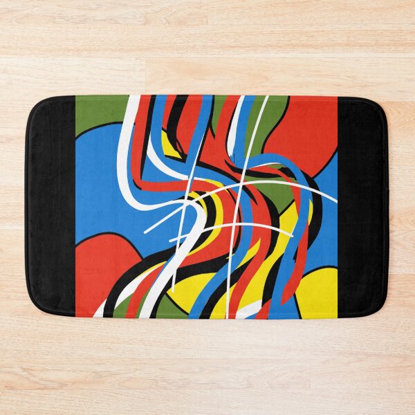 Item preview, Interweaving Abstract Ribbons - Vibrant Colorful Modern designed and sold by ZigZagHowl.