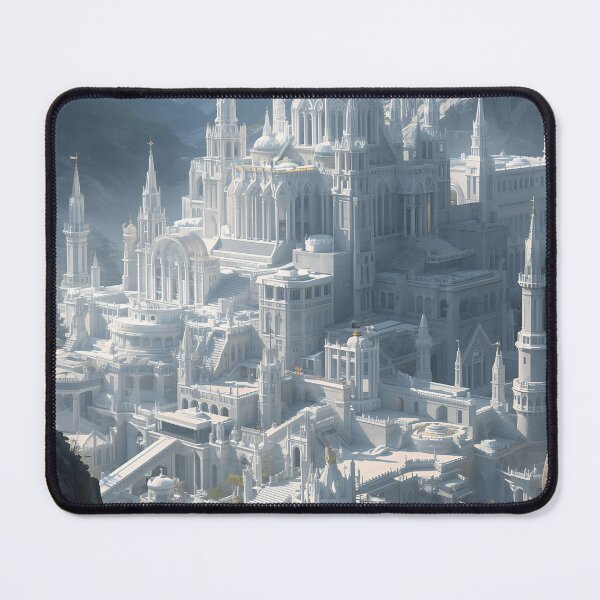 Item preview, Gondolin White Elven City Epic High Fantasy Panorama designed and sold by athanasioungr.