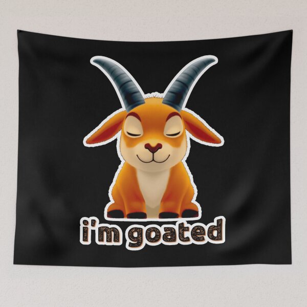 Item preview, Cribben Tremblehoof - i'm goated designed and sold by Newdlebobs.