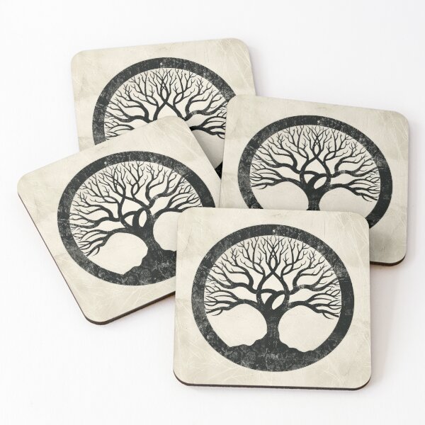 Item preview, Yggdrasil World Tree – Minimalist Norse Mythology Art designed and sold by CosmicAnomaly.