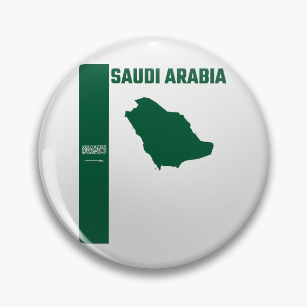 Item preview, Saudi Arabia Pride, Minimalist Kingdom Map & Flag Design designed and sold by mashmosh.