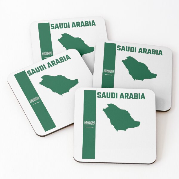 Item preview, Saudi Arabia Pride, Minimalist Kingdom Map & Flag Design designed and sold by mashmosh.