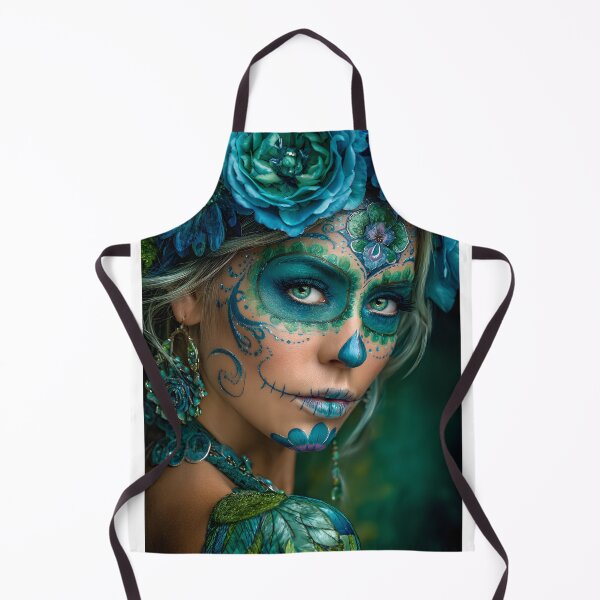Item preview, Vibrant Woman with Artistic Makeup and Flowers designed and sold by Artessie.