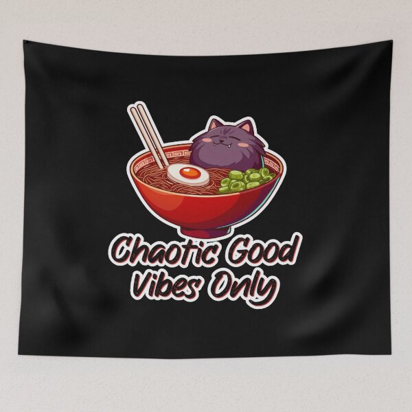 Item preview, Grinzo Noodleburn - Chaotic Good Vibes Only designed and sold by Newdlebobs.