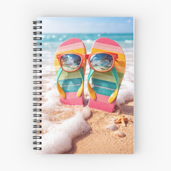 Item preview, Flip-flops In Beach Sand With Sunglasses designed and sold by Maria Dryfhout.