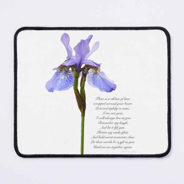 Item preview, Iris Flower Art With Sympathy And Grief Poem designed and sold by Sharon Cummings Art.
