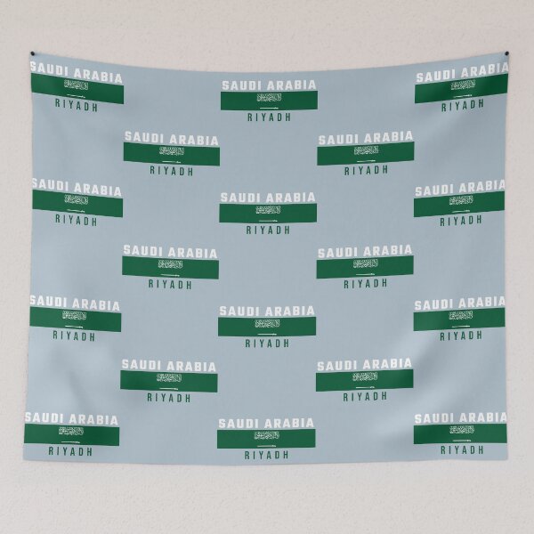 Item preview, Riyadh Saudi Arabia Flag - Heritage & Pride Graphic designed and sold by mashmosh.