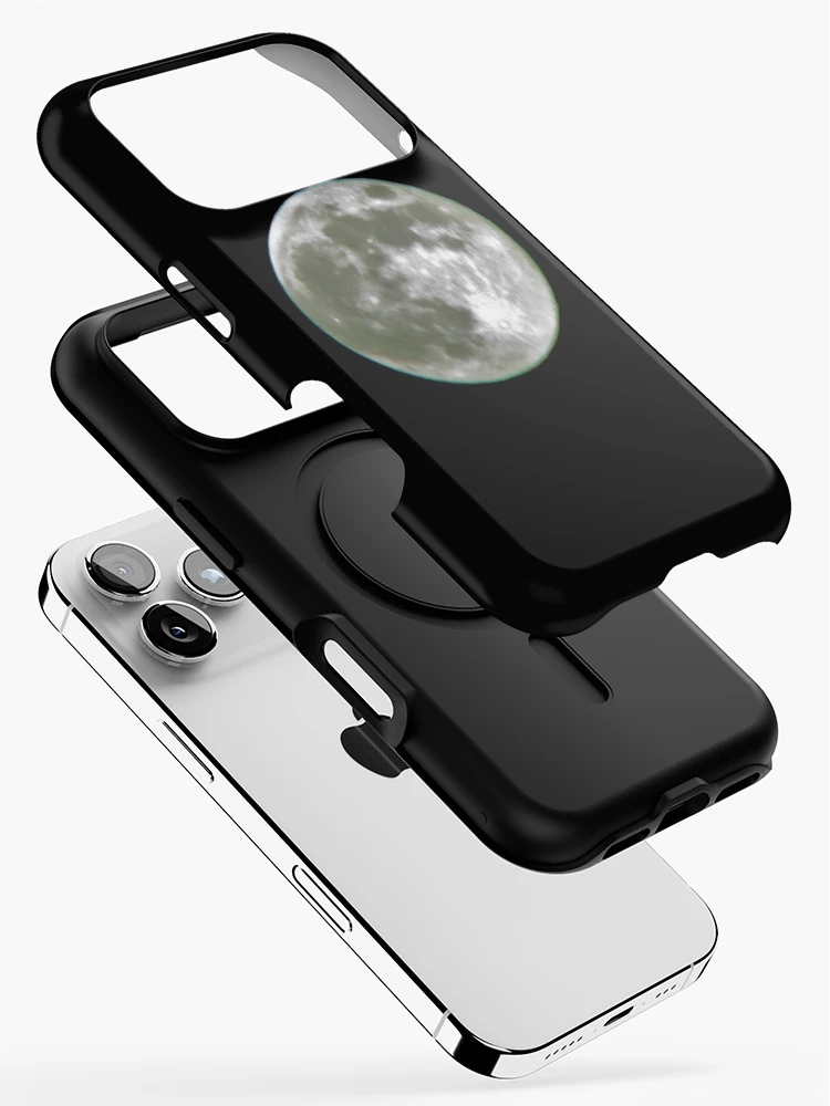 Thumbnail 2 of 4, iPhone Case, Moon Sticker designed and sold by RozDoz.