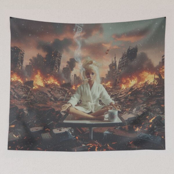 Item preview, Staying Zen While the World Burns designed and sold by ZenandHigh.