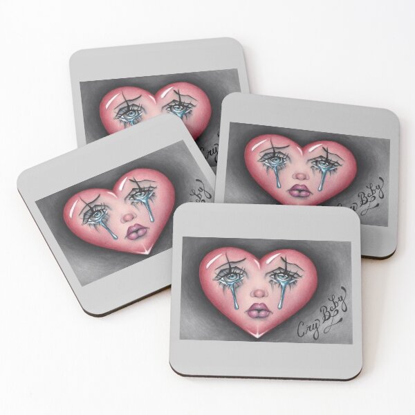 Item preview, crybaby heart designed and sold by Lithia INK.
