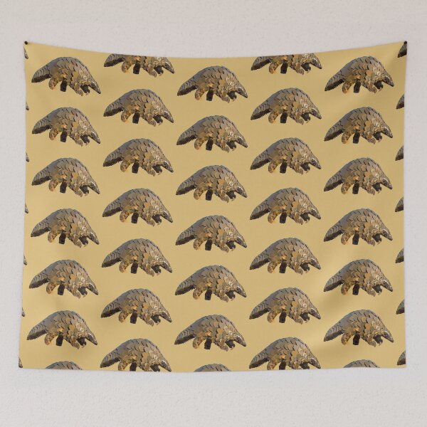 Item preview, P is for Pangolin,Pangolin Illustration – Unique Scaly Mammal Artwork designed and sold by PrettylittlepastelUk.
