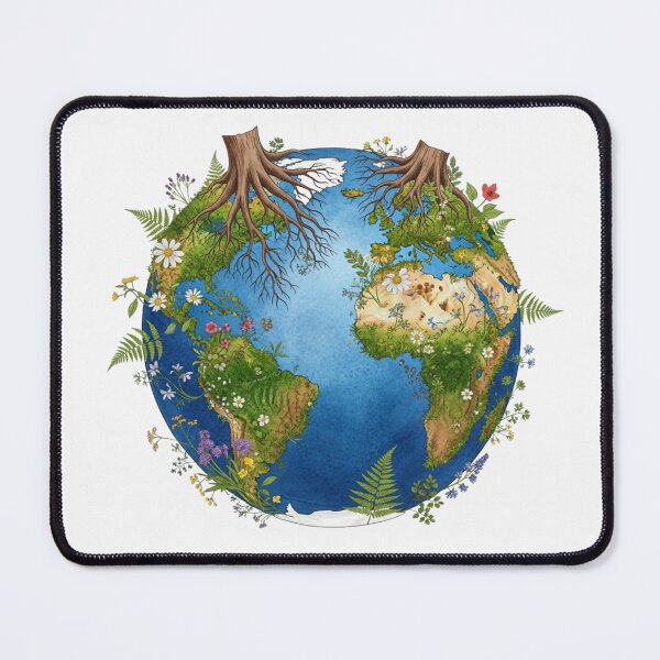 Item preview, Anatomy of Gaia - Vintage Botanical Planet Earth Day 2026 designed and sold by Design_Your_Day.