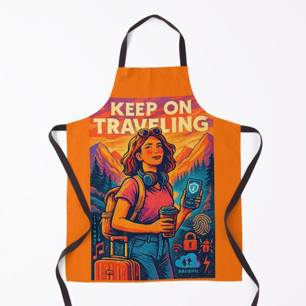 Item preview, Keep on Traveling – Tech-Savvy Explorer Vibes designed and sold by NOMISKISAW.